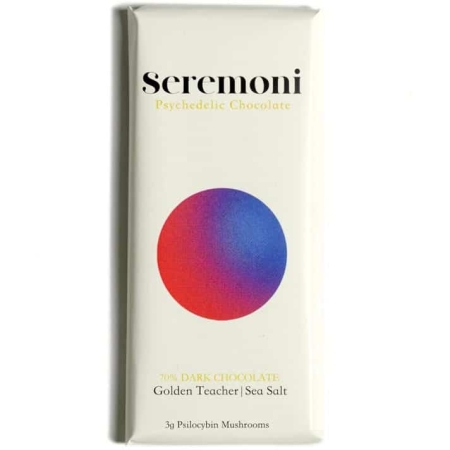 Seremoni 70% Dark Chocolate Orange Magic Mushroom Chocolate Bar Online Canada